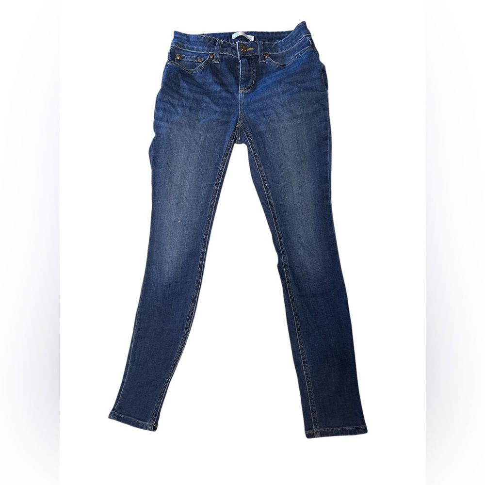 LC LAUREN CONRAD Skinny Jeans Dark Wash Stretch Slim Fit Denim Size 4